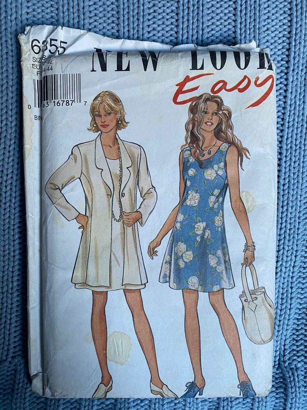 Simplicity Sewing pattern 6355 dress blazer size 6-16